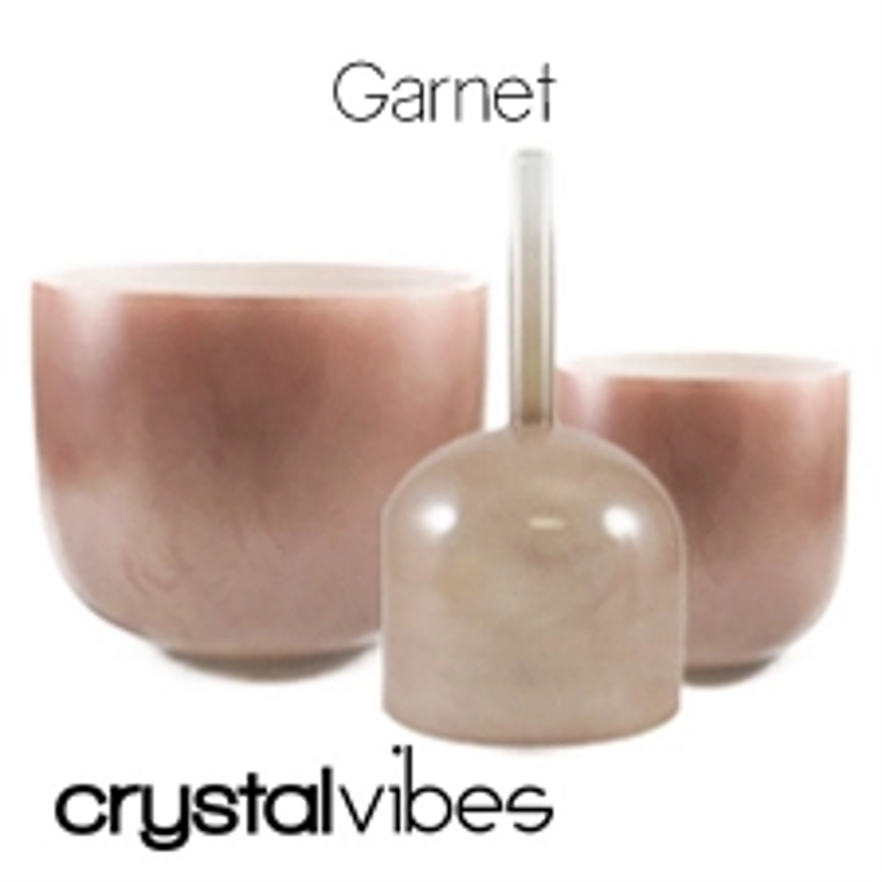 Garnet Fusion Crystal Singing Bowls